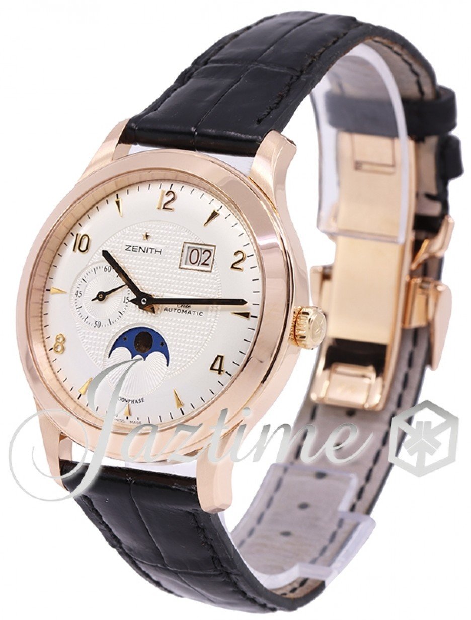 Zenith 18.1125.691.02.C490 Elite Class Moonphase Men's Automatic Silver