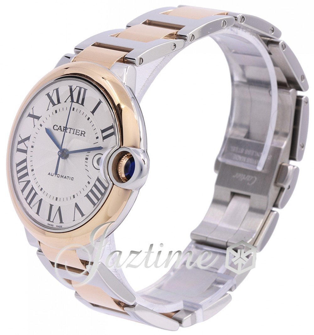 Cartier W2BB0004 Ballon Bleu Men's Automatic Silver