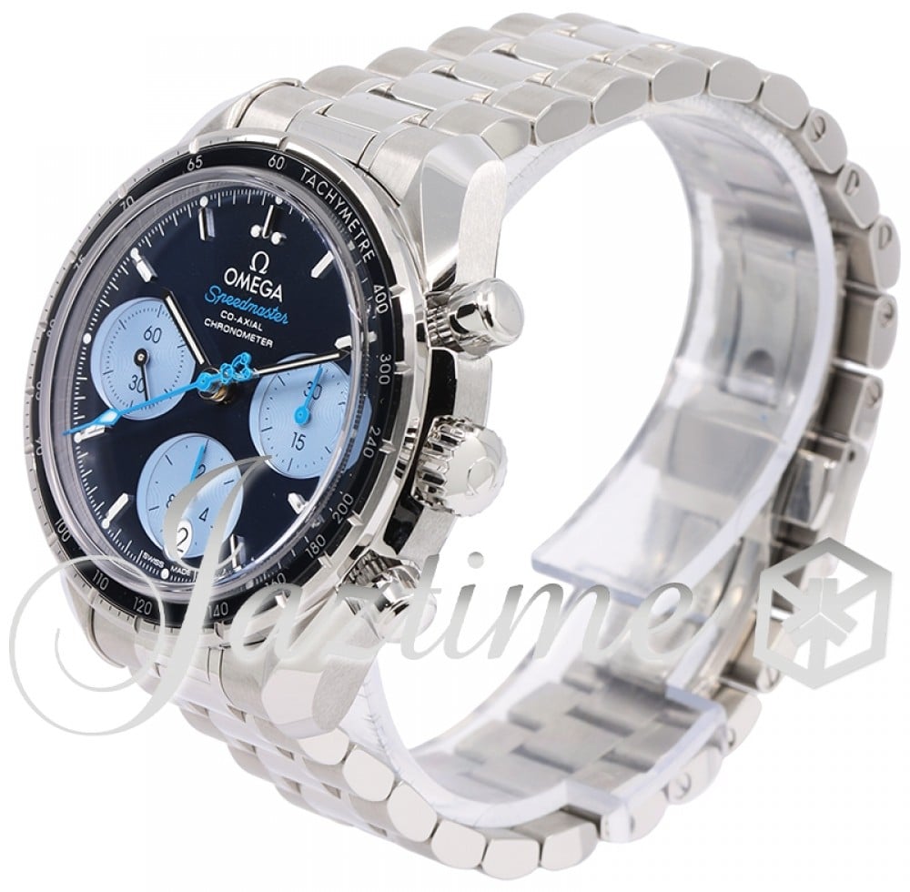 Omega 324.30.38.50.03.002 Speedmaster 38 (Orbis Edition) Men's Automatic Blue