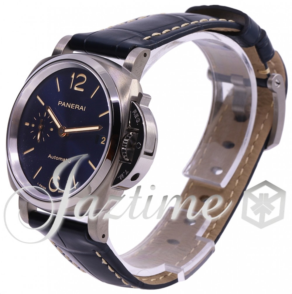 Panerai PAM00926 Luminor Due Men's Automatic Sun-brushed Blue