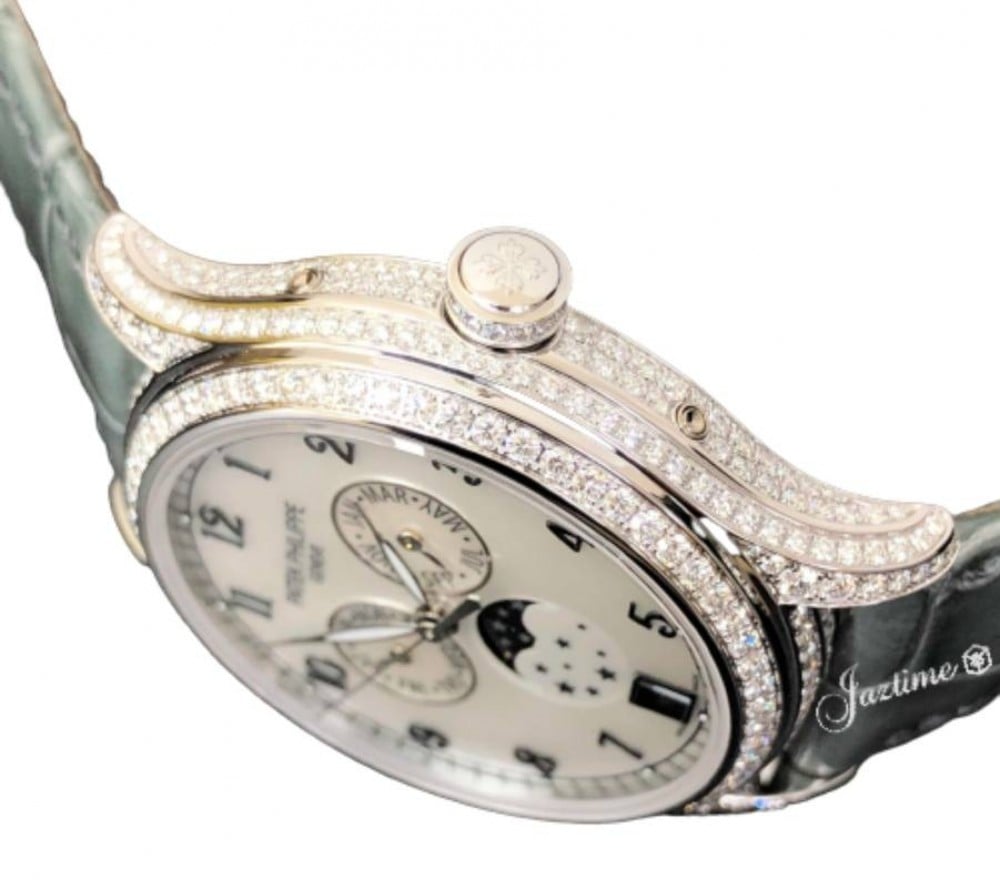 Patek Philippe 4948G-010 Complications Ladies Automatic White Mother of Pearl