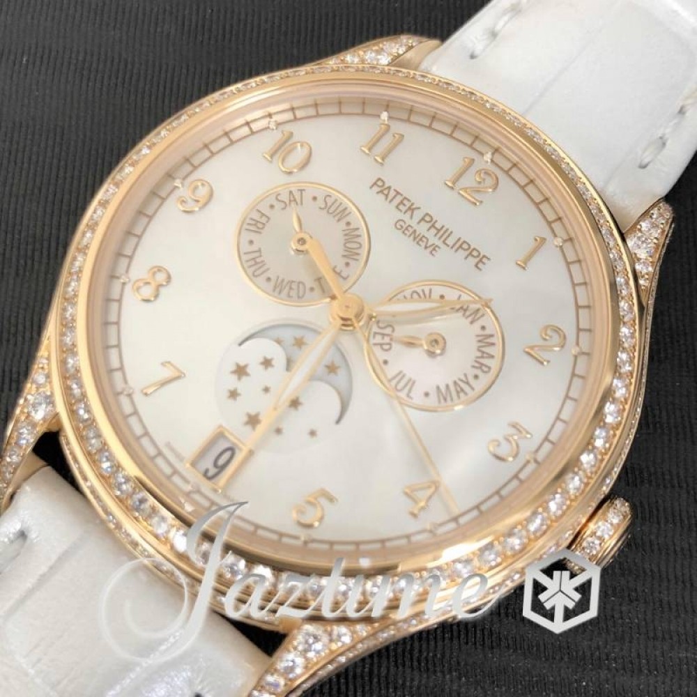 Patek Philippe 4948R001 Complications Ladies Automatic White Mother of Pearl