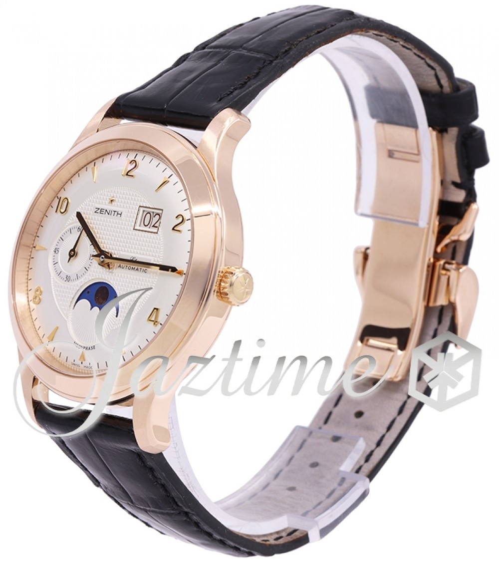 Zenith 18.1125.691.02.C490 Elite Class Moonphase Men's Automatic Silver