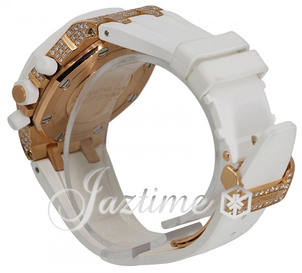 Audemars Piguet 26092OK.ZZ.D010CA.01-1 Royal Oak Offshore Chronograph Ladies Automatic White