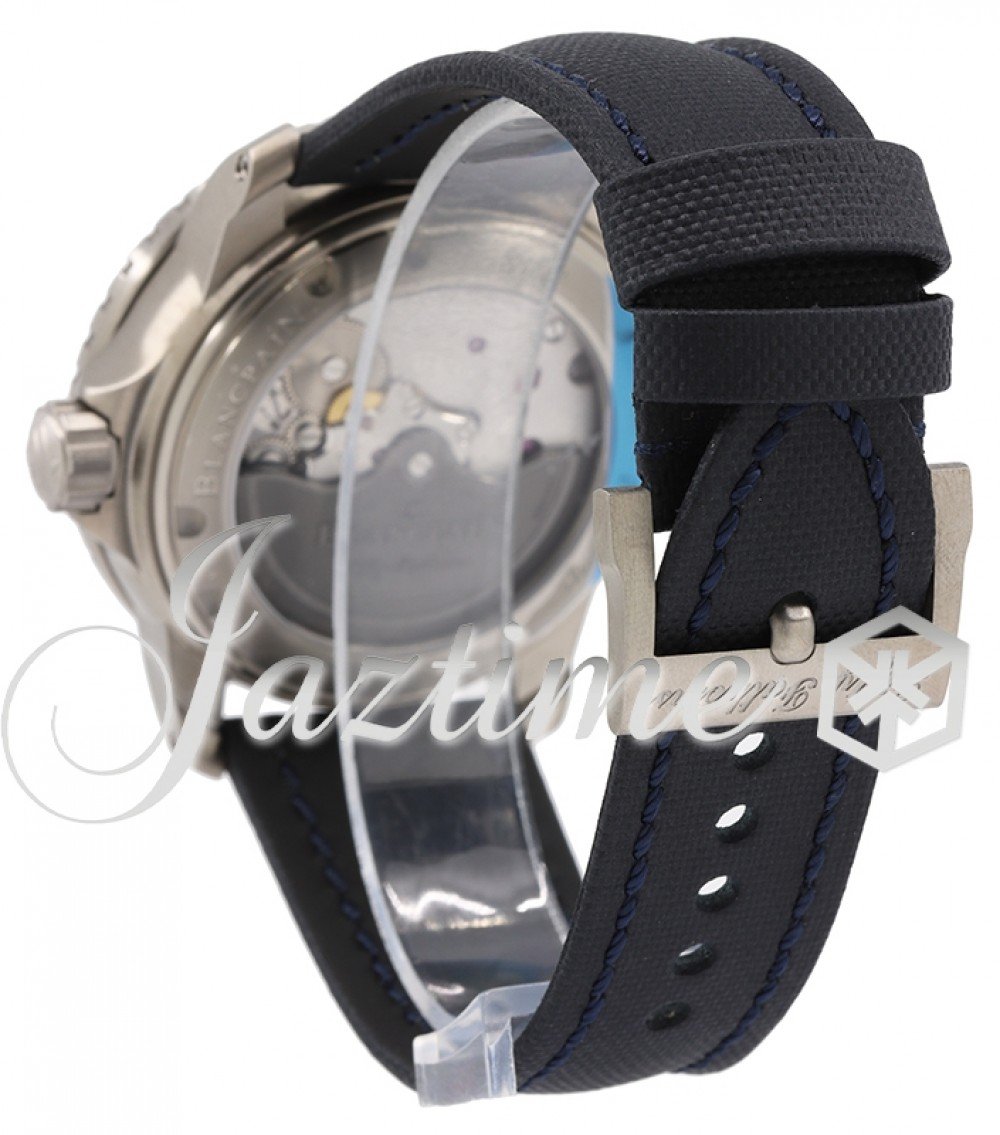BlancPain 5015 12B40 O52A Fifty Fathoms Automatique Men's Automatic Blue