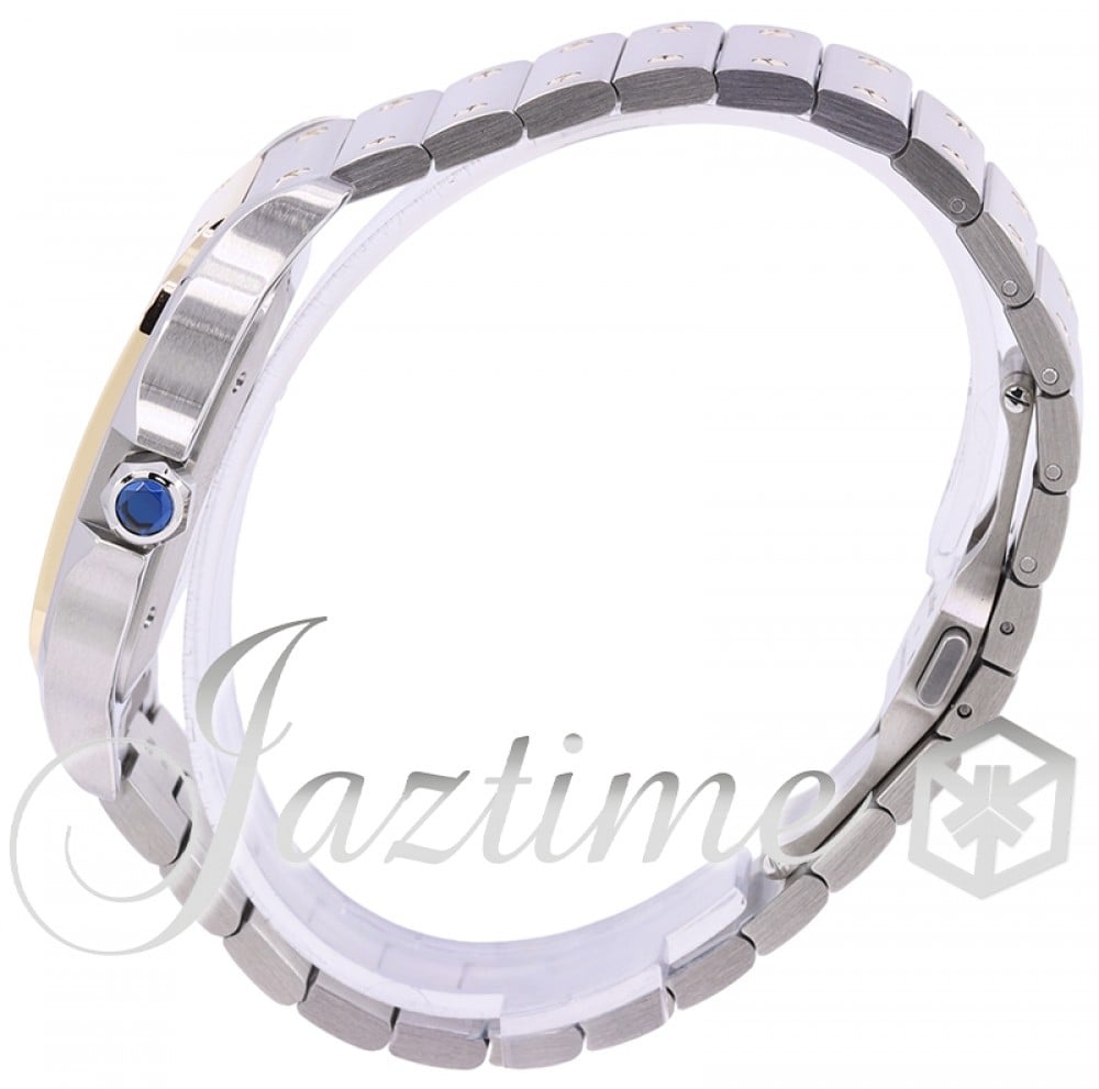 Cartier W2SA0009 Santos de Cartier Men's Automatic Silver Opaline