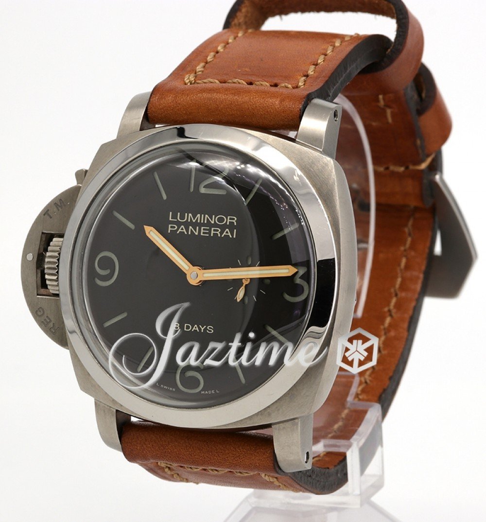 Panerai pam368 Luminor 1950 Men's Manual-Wind Black
