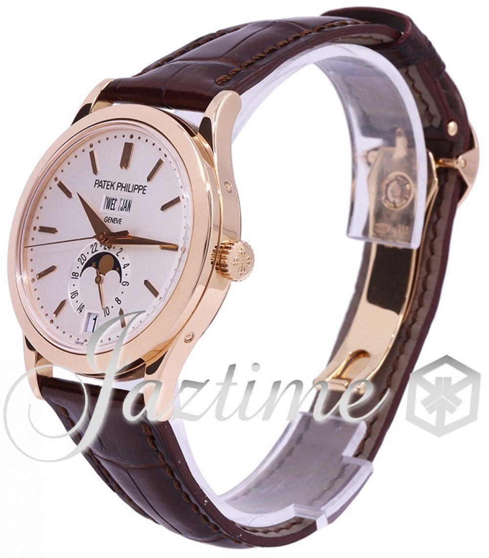 Patek Philippe 5396R-011P Complications Men's Automatic Silver Opaline