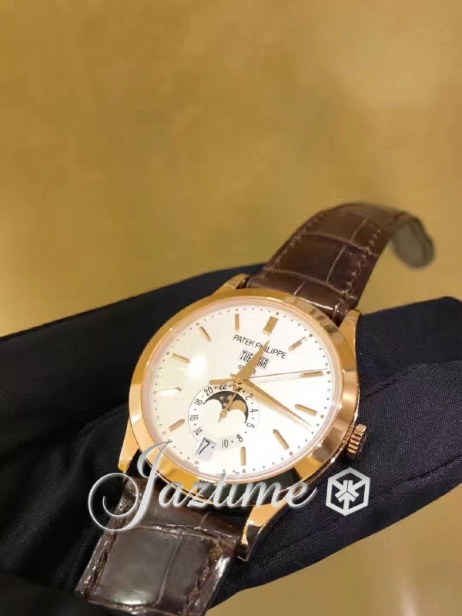 Patek Philippe 5396R-011 Complications Men's Automatic Silver Opaline