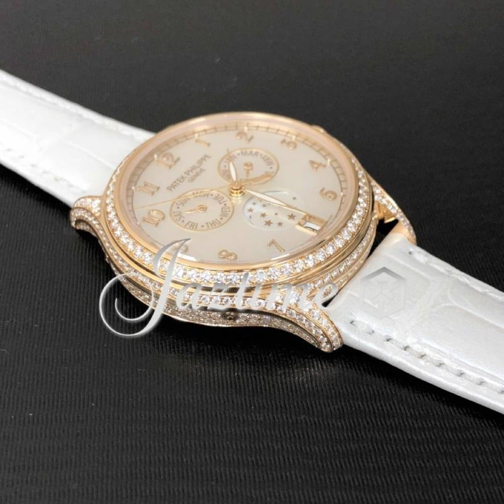 Patek Philippe 4948R001 Complications Ladies Automatic White Mother of Pearl
