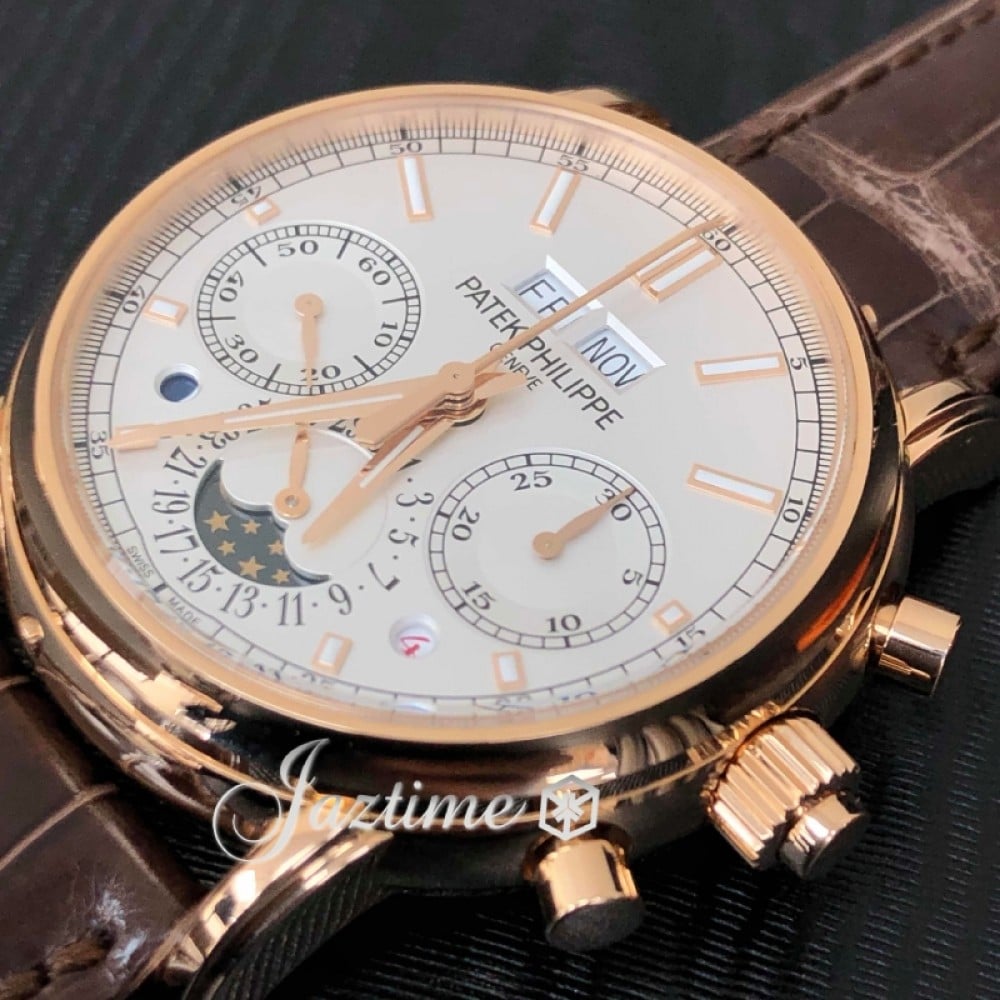 Patek Philippe 5204R-001 Grand Complications Men's Manual-Wind Silver Opaline