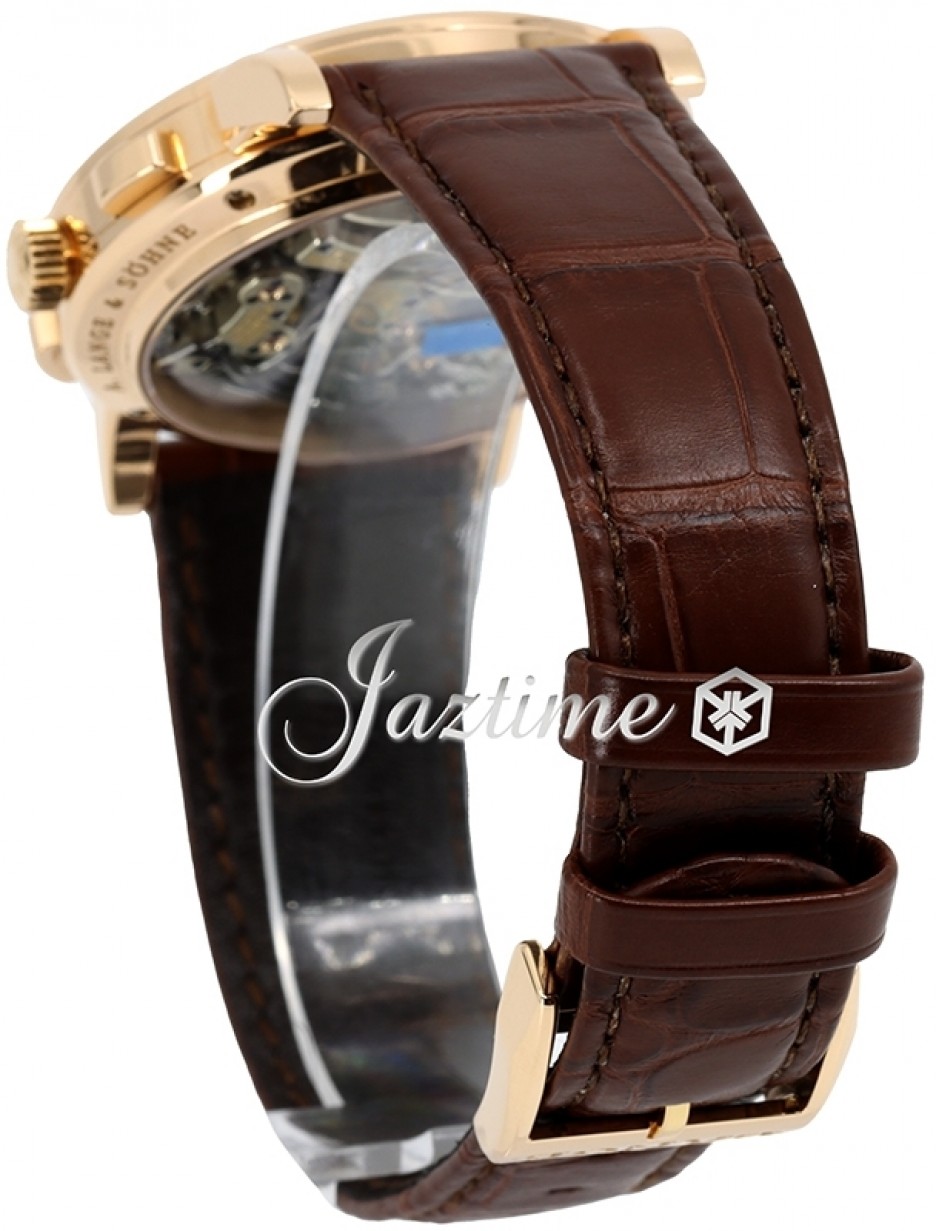 A. Lange & Sohne 401.031-1 Men's Manual-Wind Black