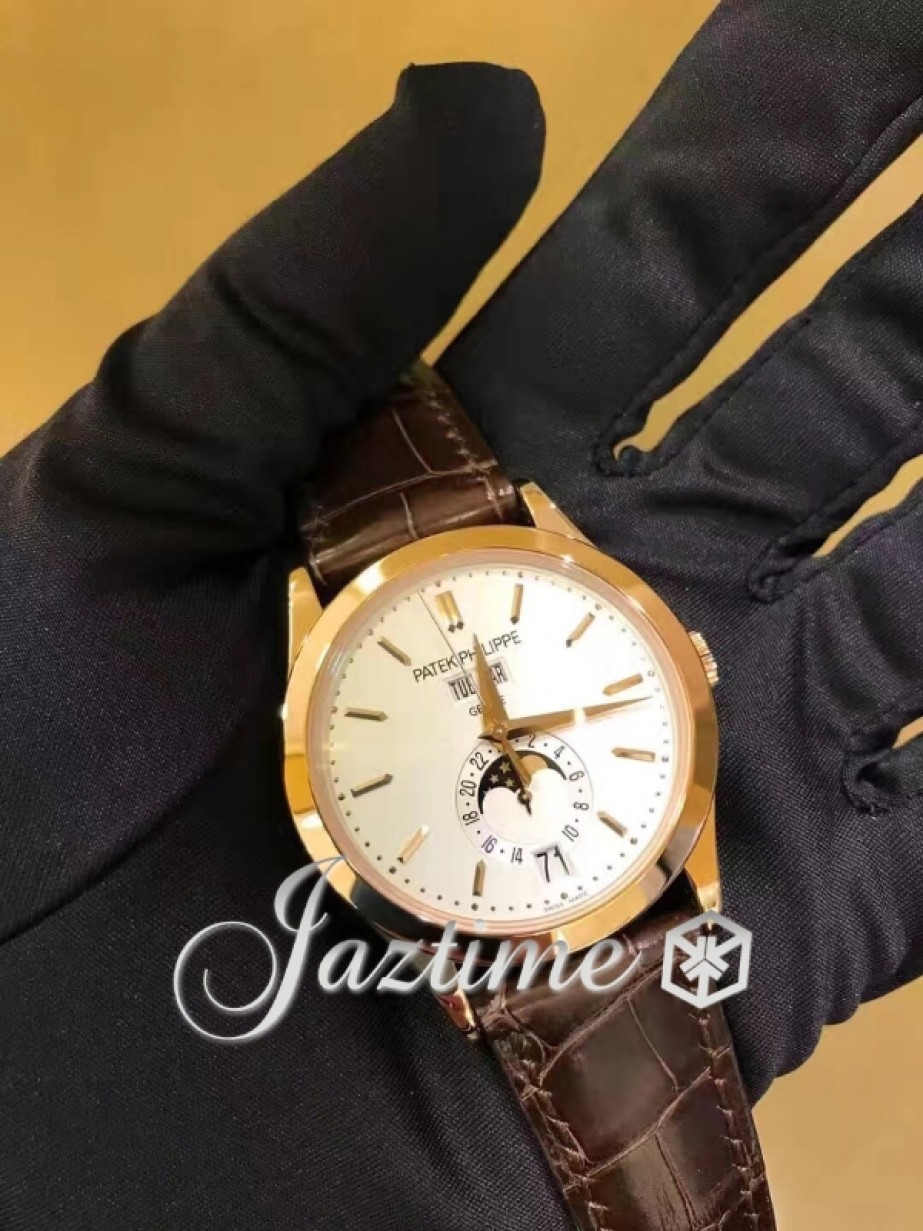 Patek Philippe 5396R-011 Complications Men's Automatic Silver Opaline