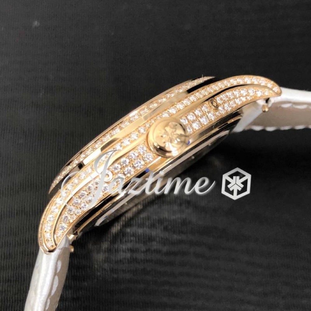 Patek Philippe 4948R001 Complications Ladies Automatic White Mother of Pearl
