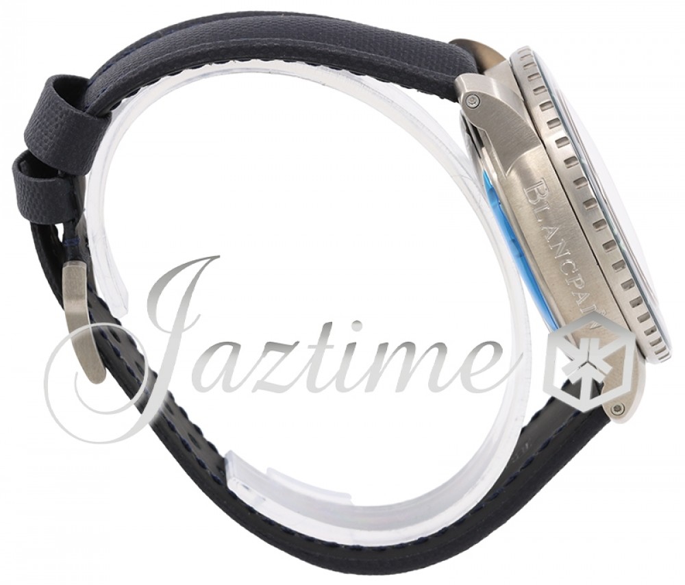 BlancPain 5015 12B40 O52A Fifty Fathoms Automatique Men's Automatic Blue