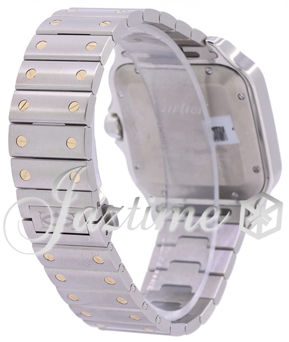 Cartier W2SA0009 Santos de Cartier Men's Automatic Silver Opaline