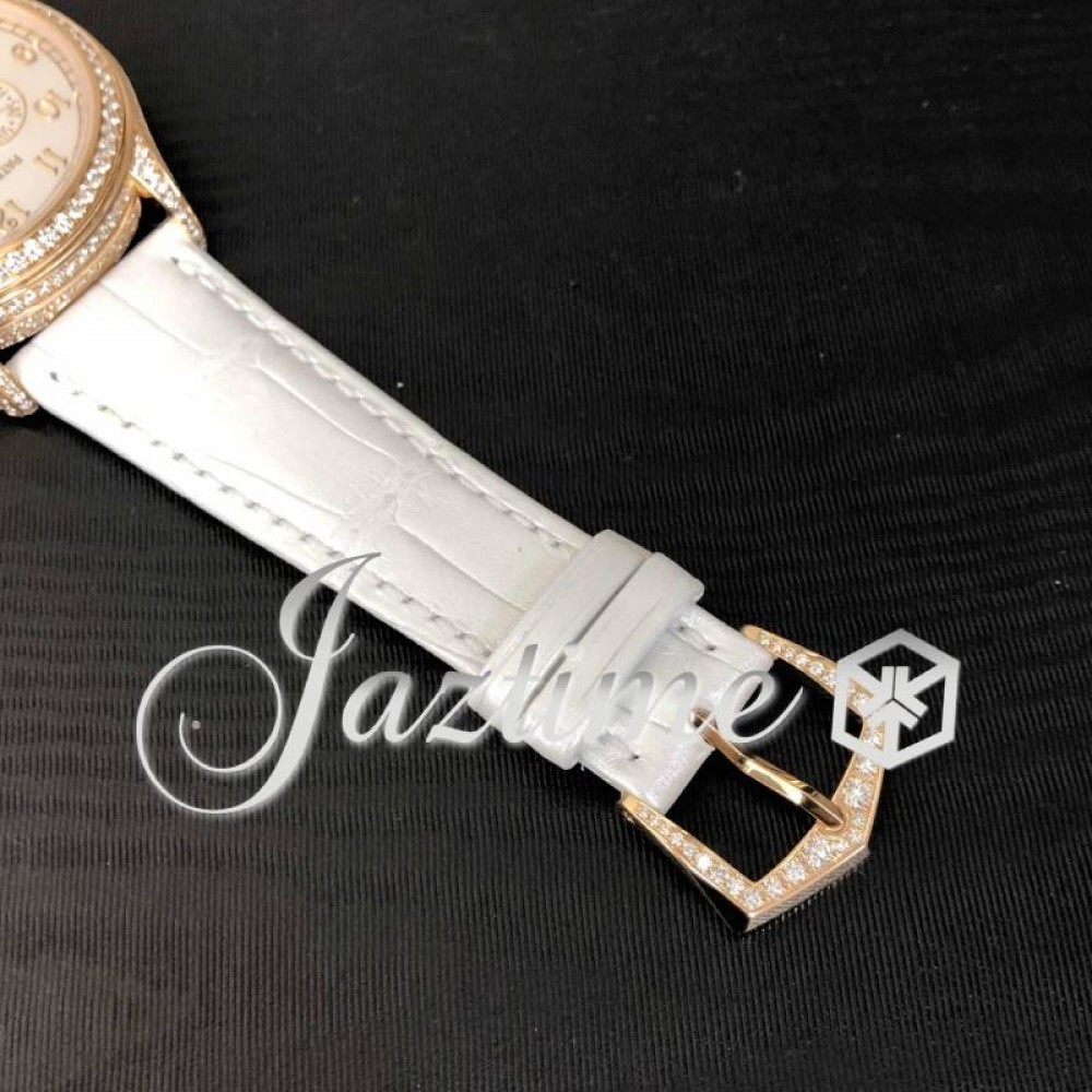 Patek Philippe 4948R001 Complications Ladies Automatic White Mother of Pearl