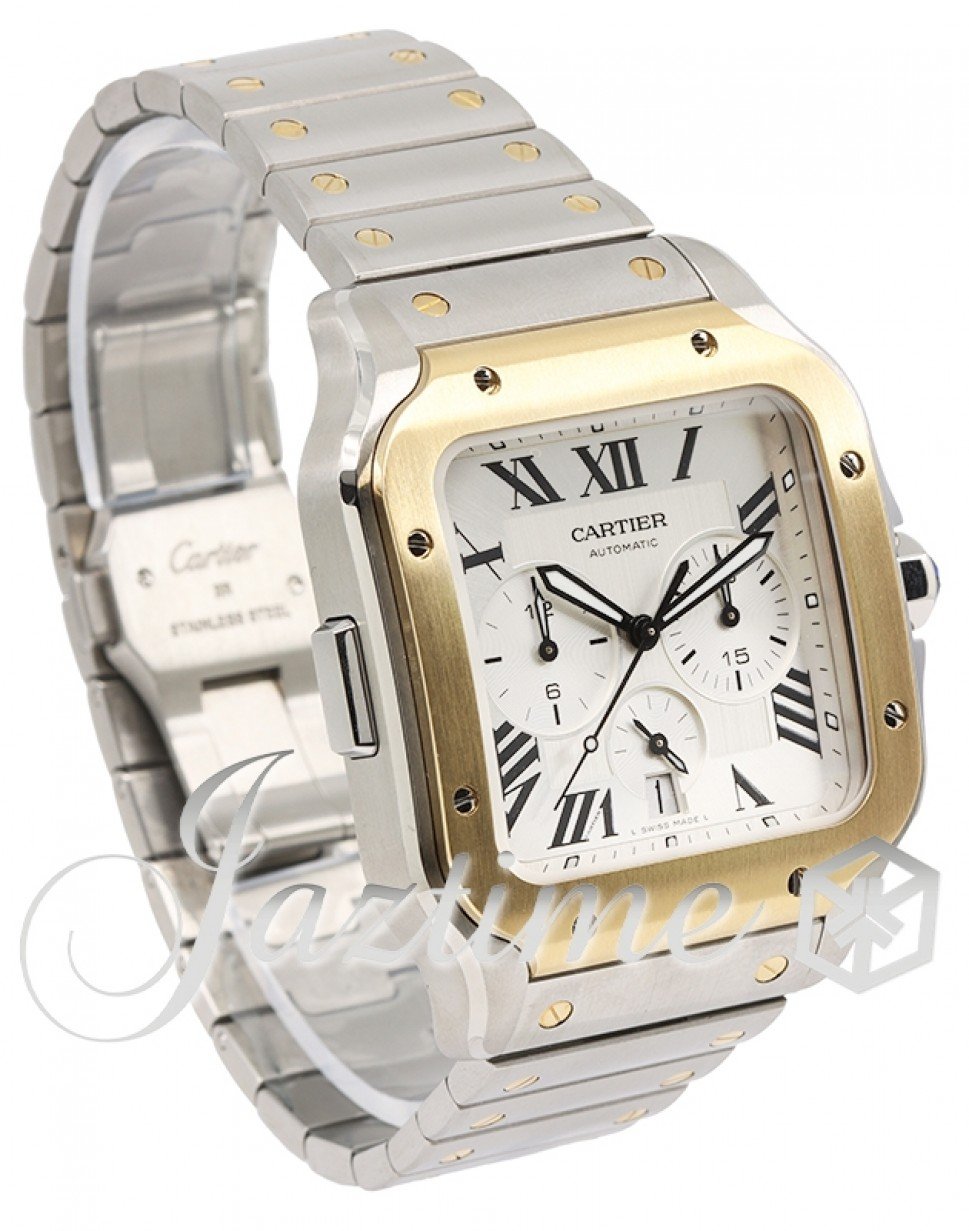 Cartier W2SA0008 Santos de Cartier Men's Automatic Silver