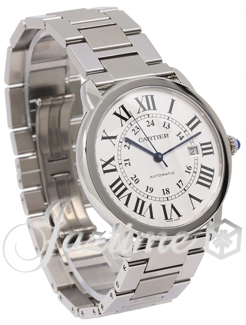 Cartier W6701011 Ronde Solo de Cartier Men's Automatic Silver