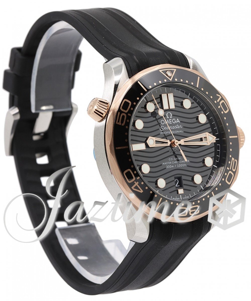 Omega 210.22.42.20.01.002 Seamaster Diver 300M Co-Axial Master Chronometer Men's Automatic Black