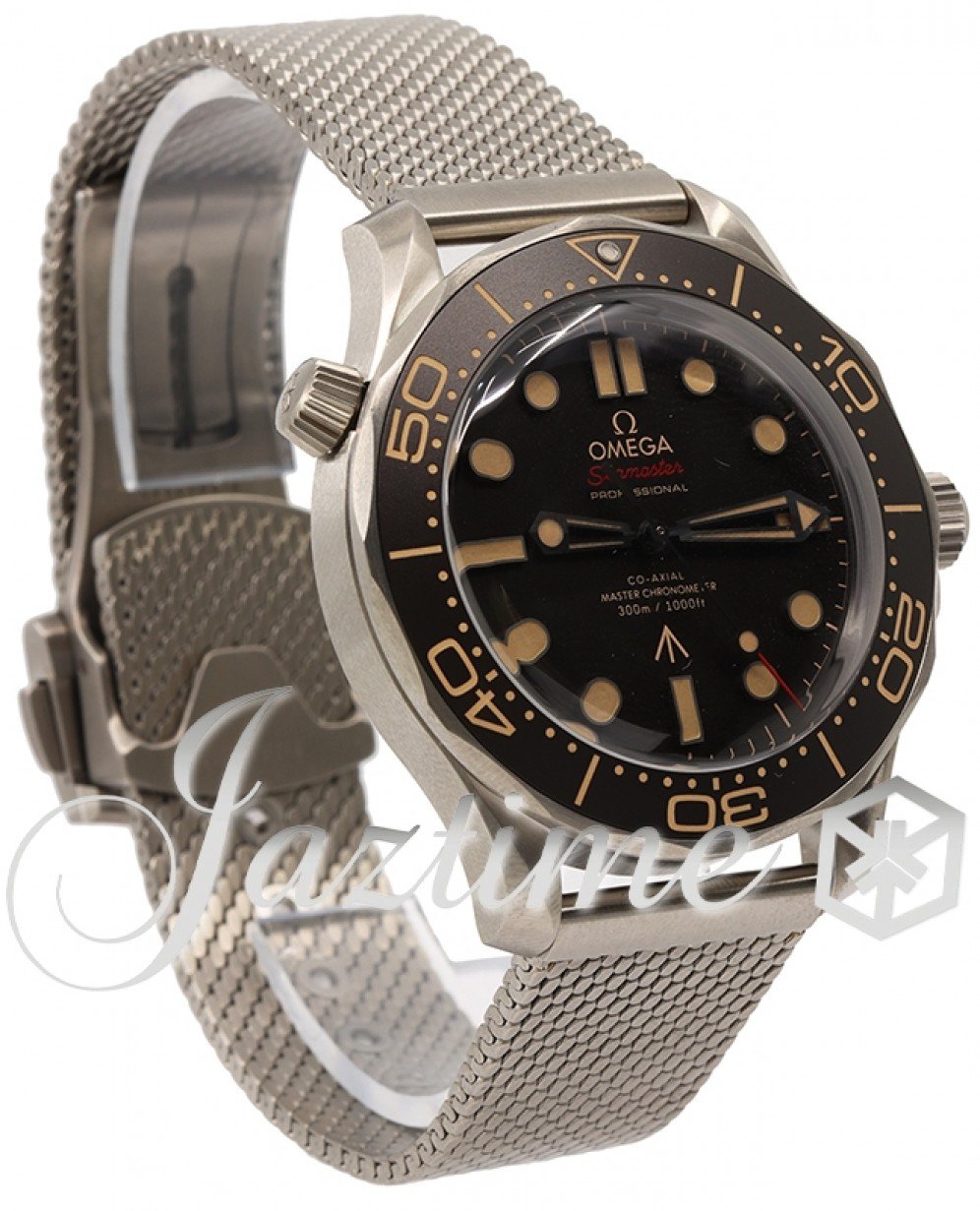 Omega 210.90.42.20.01.001 Seamaster Diver 300M James Bond 007 Men's Automatic Brown