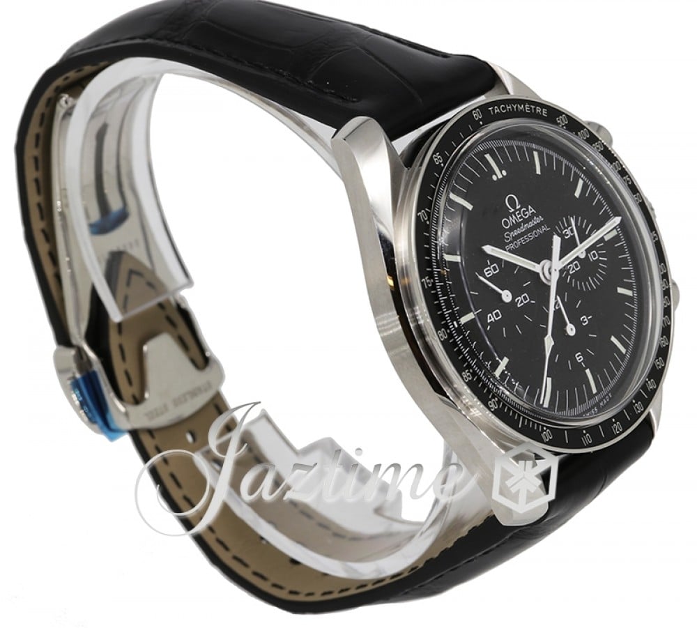 Omega 311.33.42.30.01.001 Speedmaster Moonwatch Professional Men's Manual-Wind Black