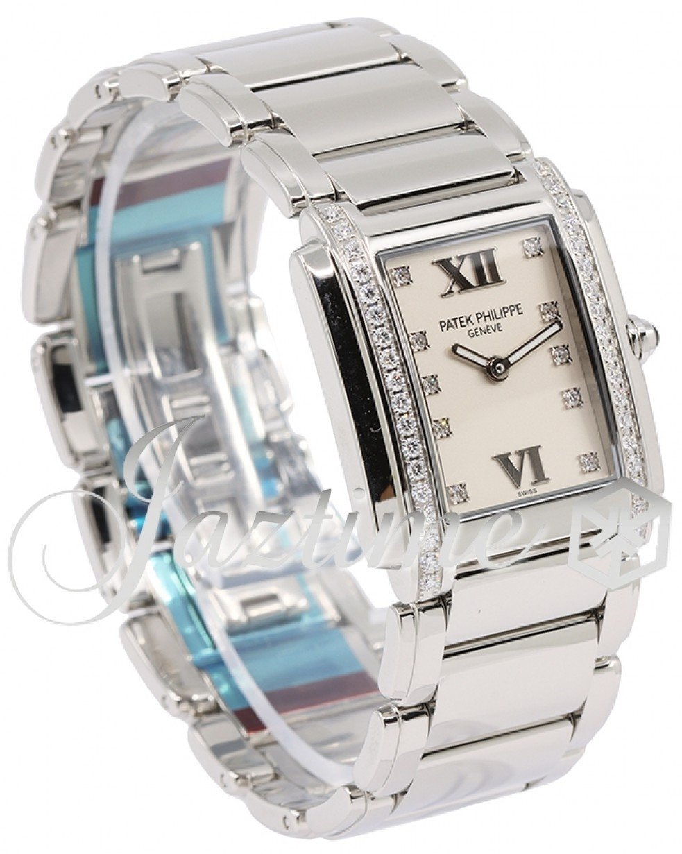 Patek Philippe 4910/10A-011 Twenty~4 Ladies Automatic White
