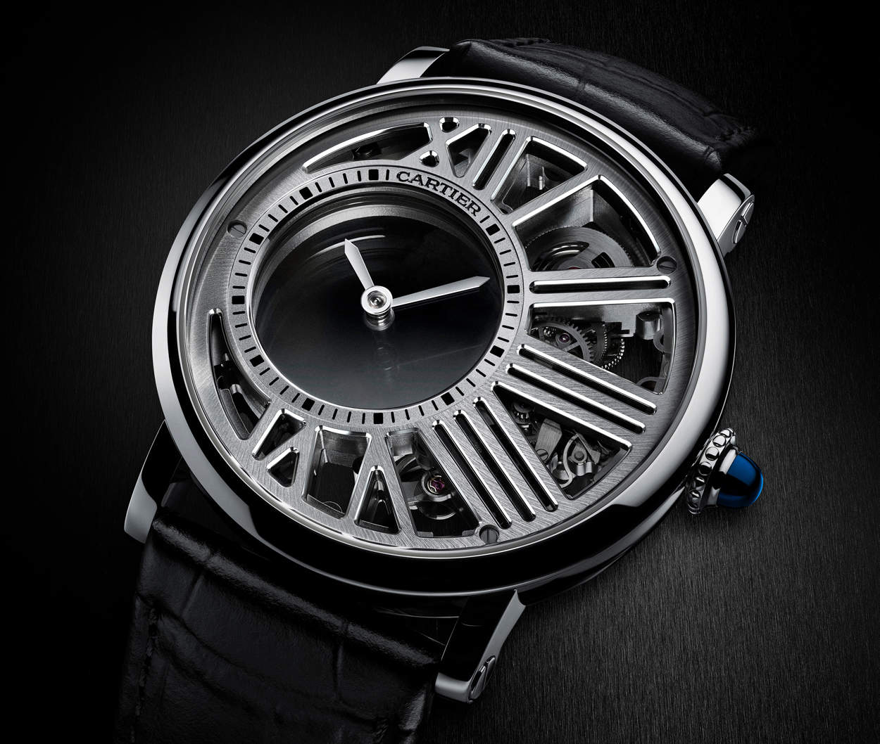 SIHH 2017 - Cartier Announces the Rotonde de Cartier Skeleton Mysterious Hour Watch