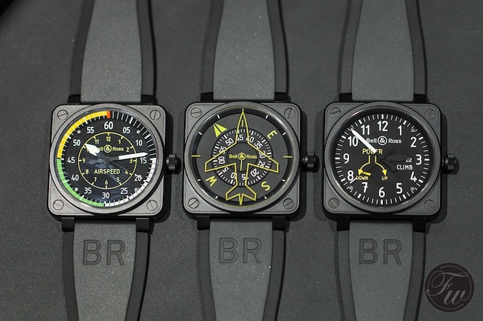 Bell & Ross Aviation Collection 2013 - HEADING INDICATOR, AIRSPEED and CLIMB