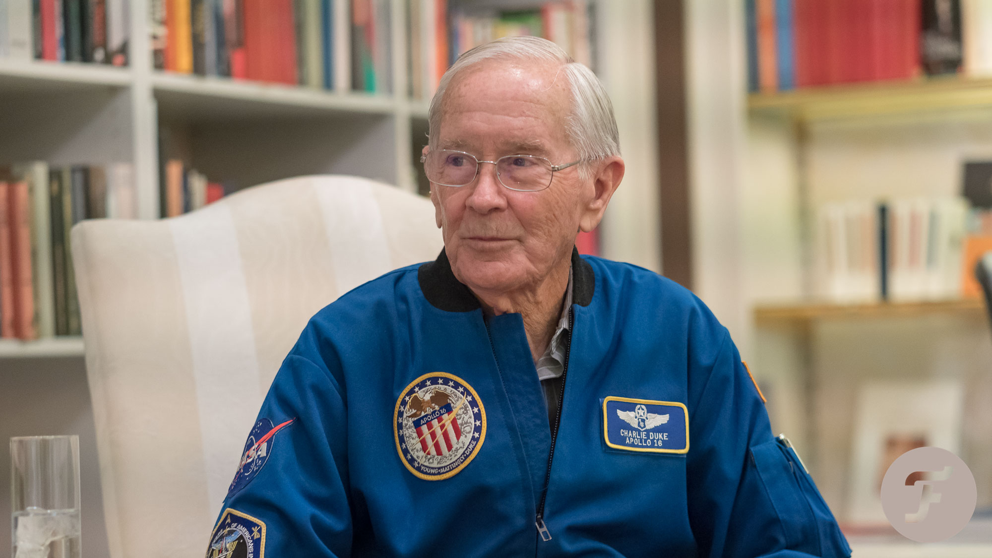 Apollo 16 Astronaut Charlie Duke Signing My Speedmaster
