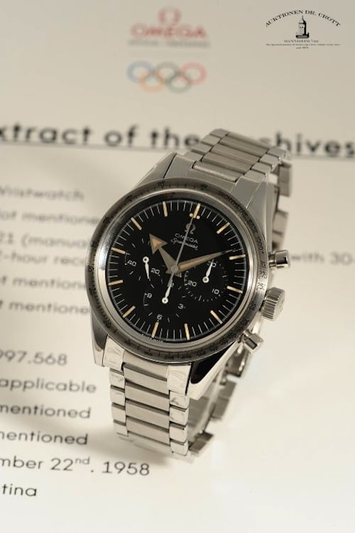 OMEGA Speedmaster CK2915-2 For Auction At Dr H Crott