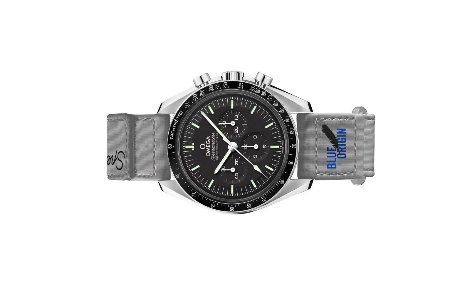 The Omega Speedmasters (X-33 and Moonwatch) For The Blue Origin Crew - Customized Case Back and Strap