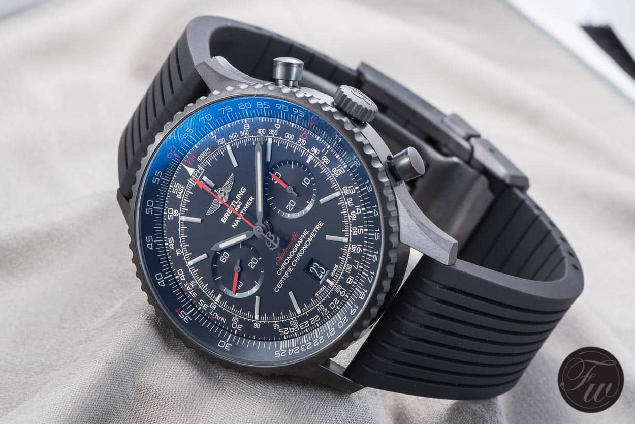 Hands-On With The Breitling Navitimer 01 Blacksteel