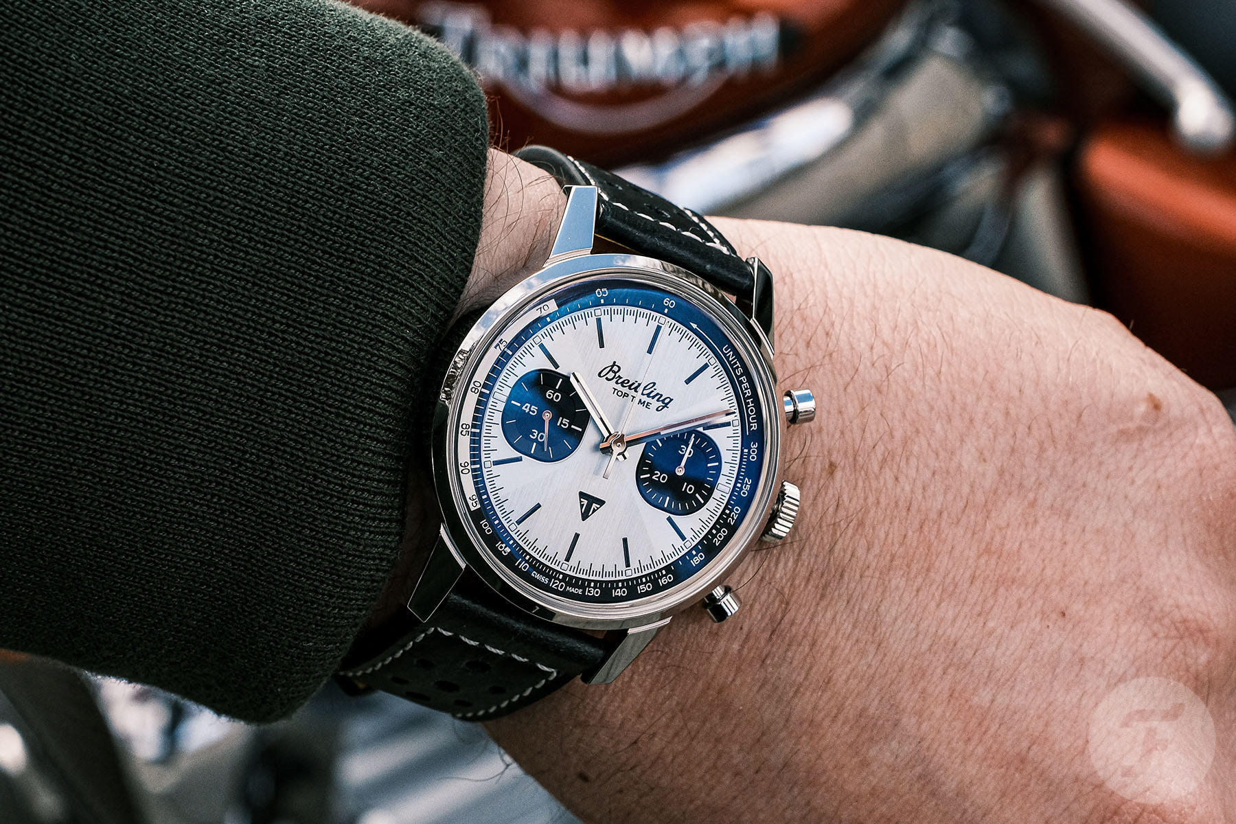 Introducing The Breitling - Triumph Motorcycles Top Time Chronograph (Live Pictures And Pricing)
