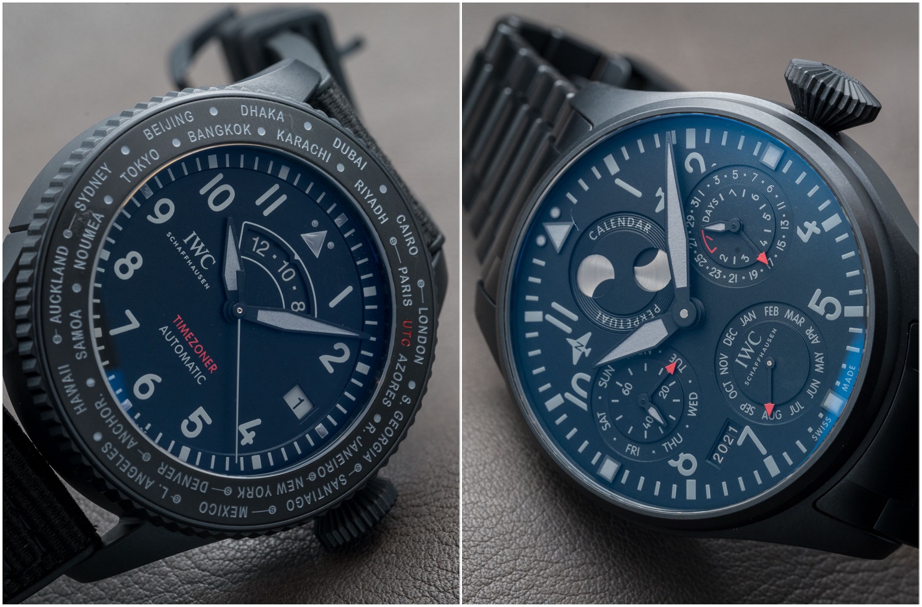 IWC Strikes Again With Two New Pilot's Watches In Black Ceratanium