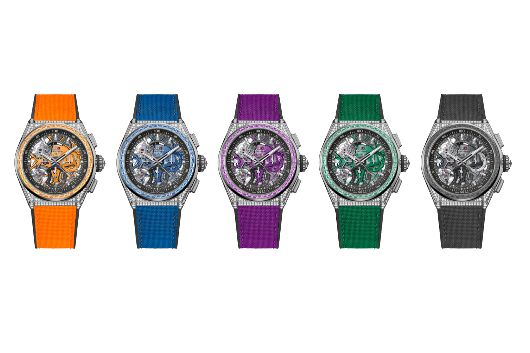 Zenith Releases The Defy 21 Spectrum Series - A Celebration Of Color And Light