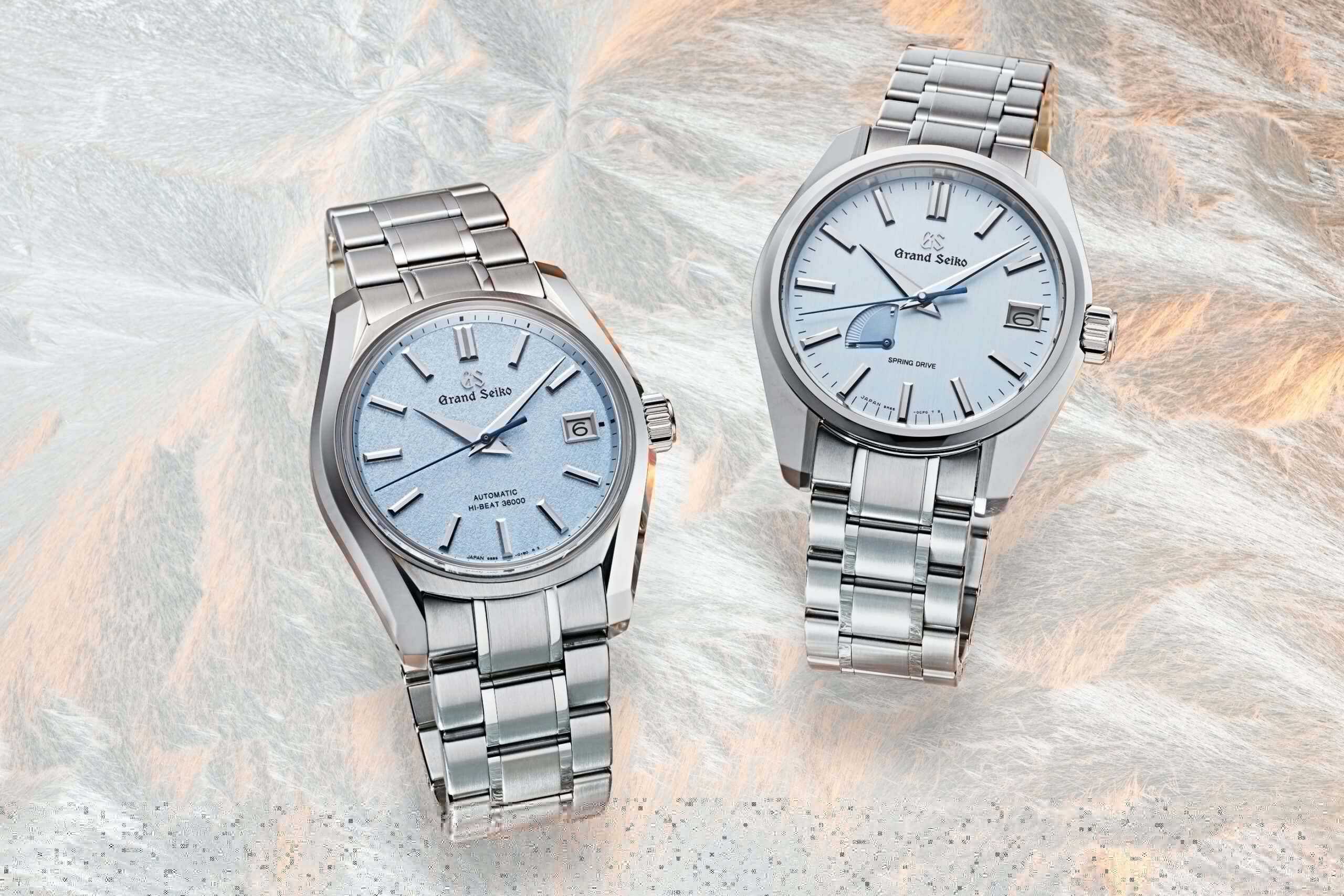 The Grand Seiko S��k�� Frost SBGH295 and SBGA471 Are Icey Beauties