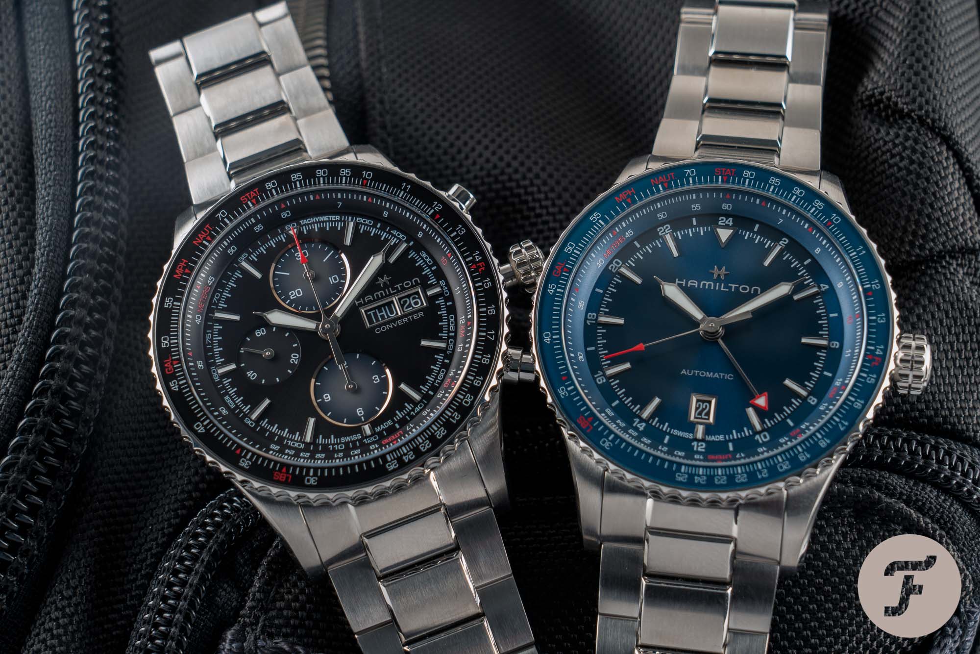 Hands-On With The Hamilton Khaki Aviation Converter Watches