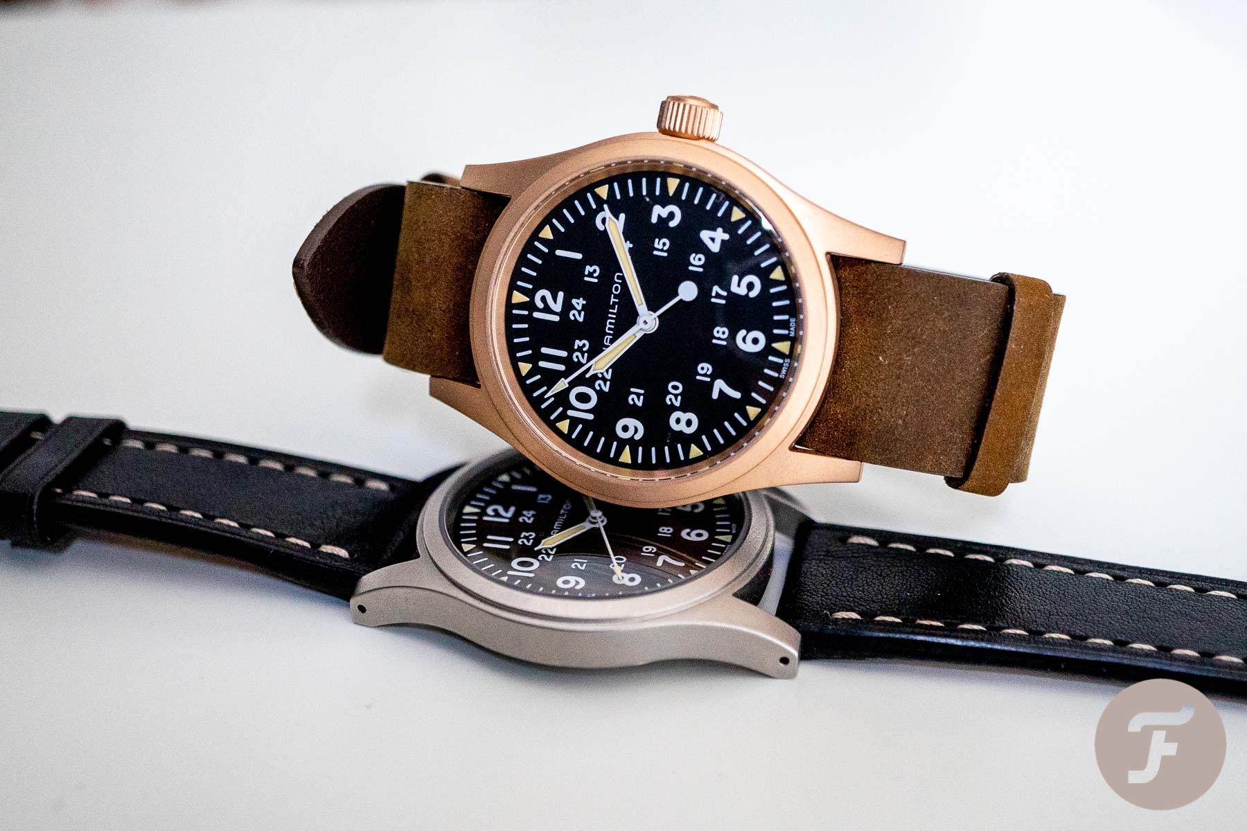 Battle Of The Metals: Hamilton Khaki Field Mechanical - Bronze Vs. Steel