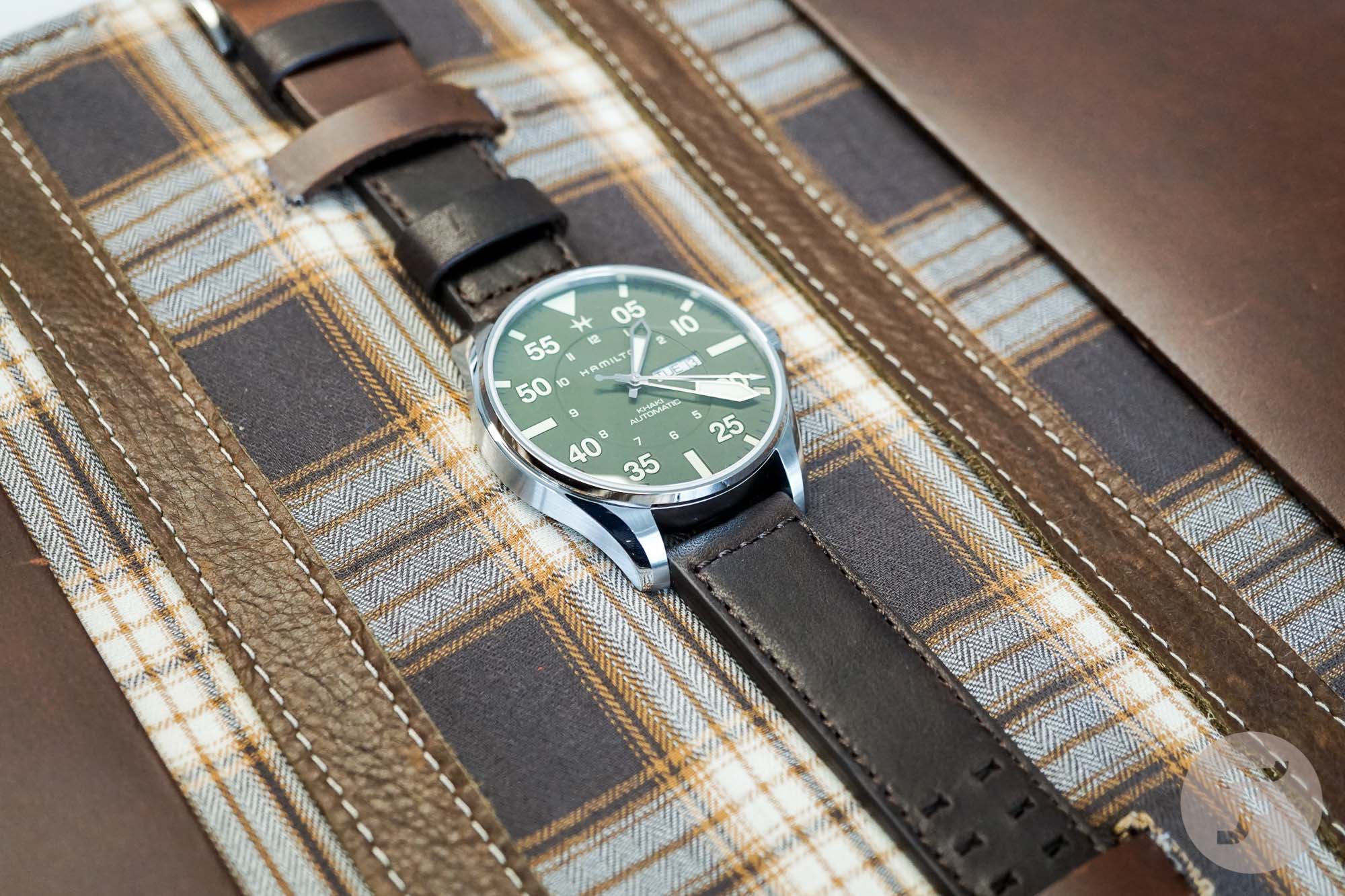 Hot Take: The New Hamilton Khaki Pilot Schott NYC