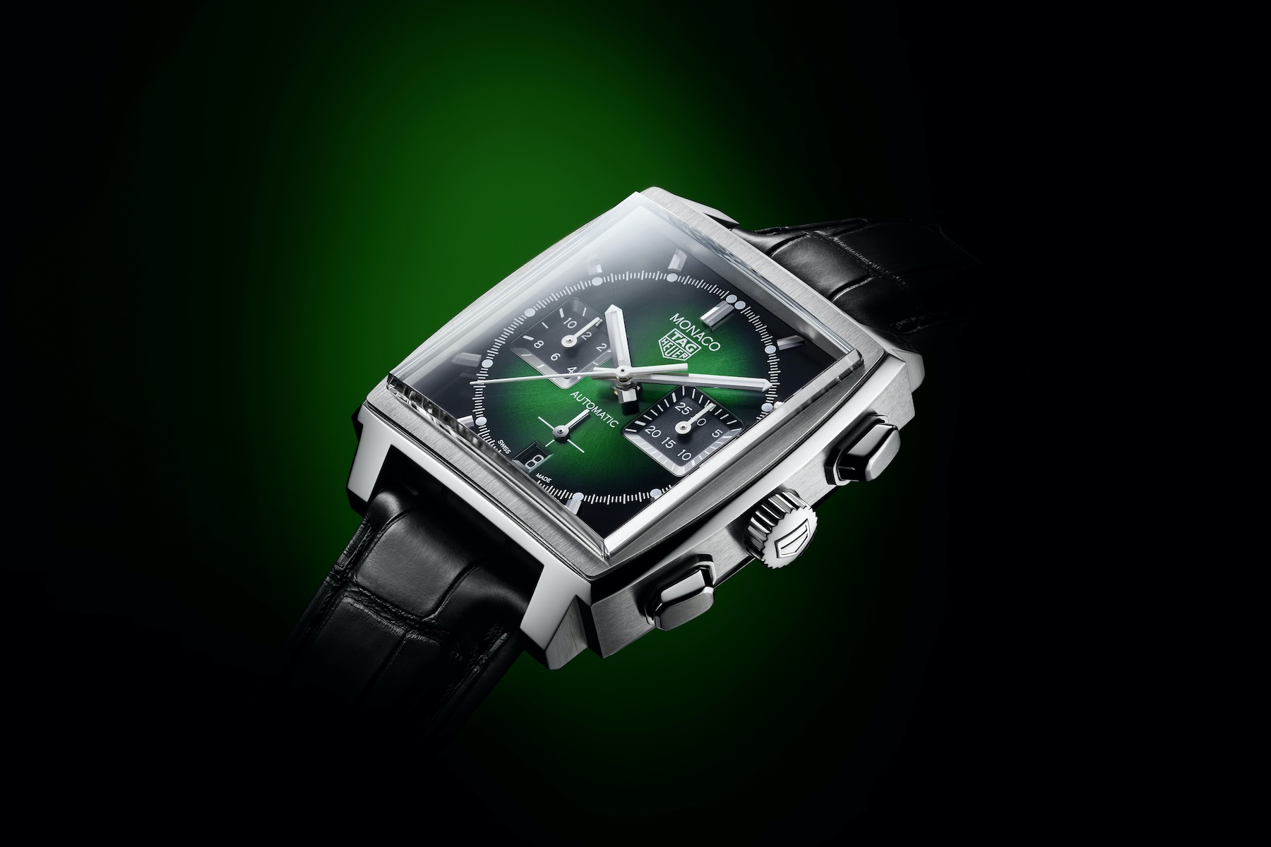 New Watch Release: TAG Heuer Monaco Green Dial Limited Edition
