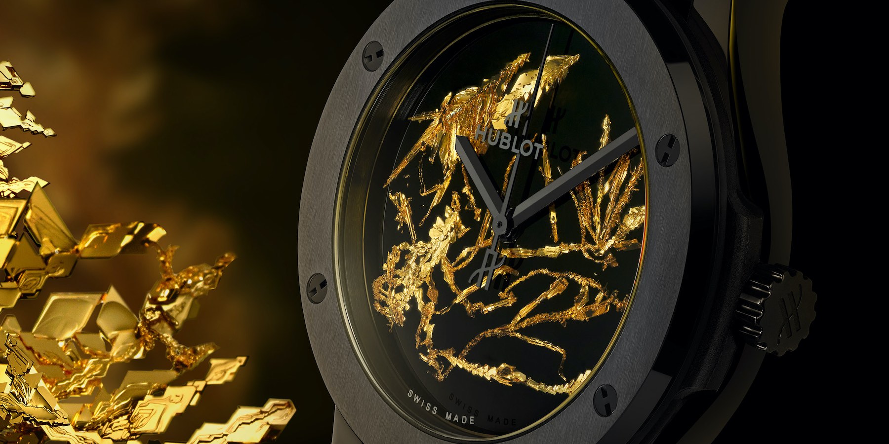 Introducing - Hublot Classic Fusion Gold Crystal Watch