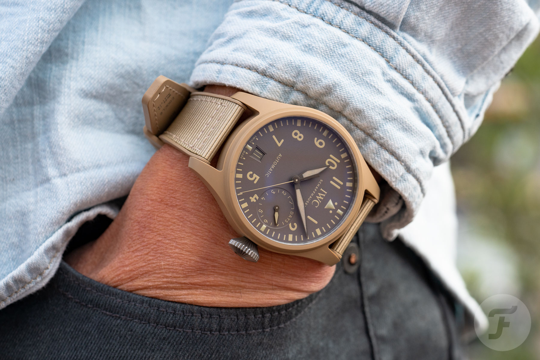 Blending In With The IWC Big Pilot's Watch Top Gun Edition Mojave Desert