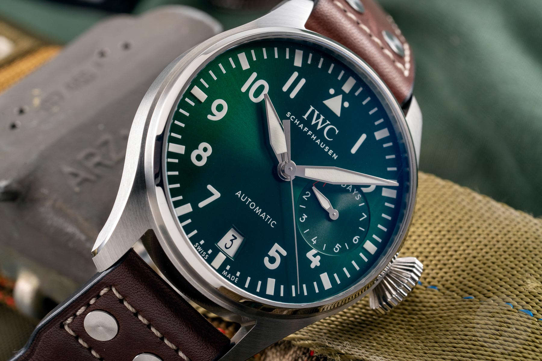 Black, Blue, Silver, Or Radiant Green Instead? IWC Big Pilot's Watch IW501015