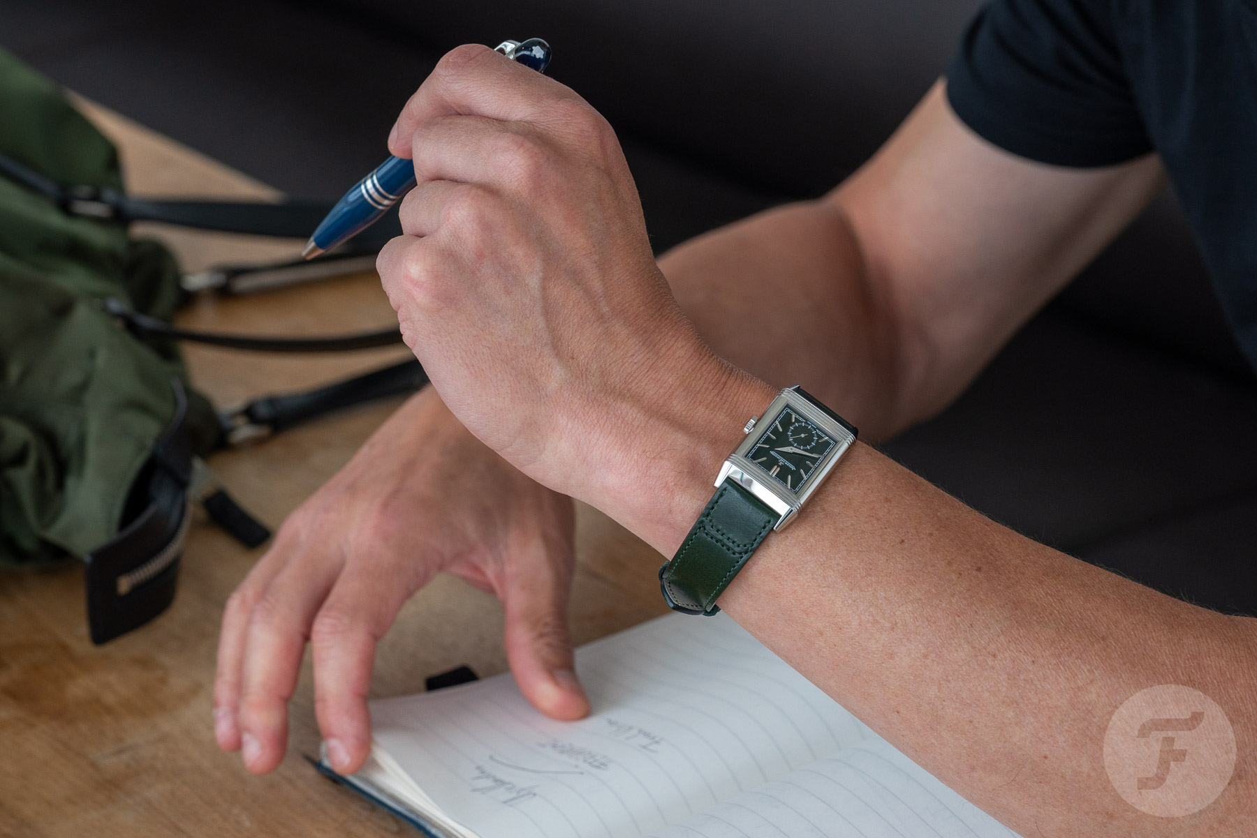 Breaking News: The Green Jaeger-LeCoultre Reverso Tribute Goes With Anything