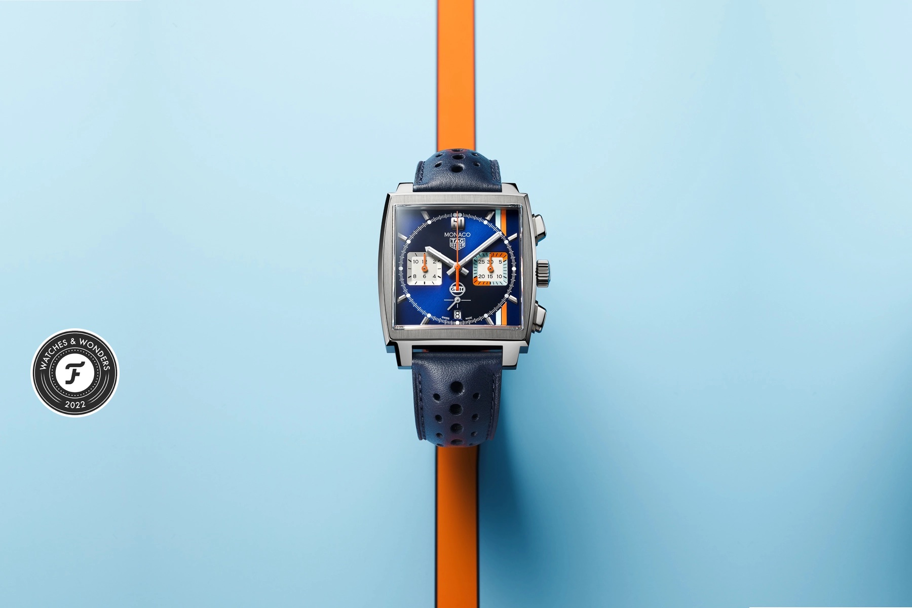 TAG Heuer Introduces The Monaco Gulf Special Edition With The In-House Calibre Heuer 02