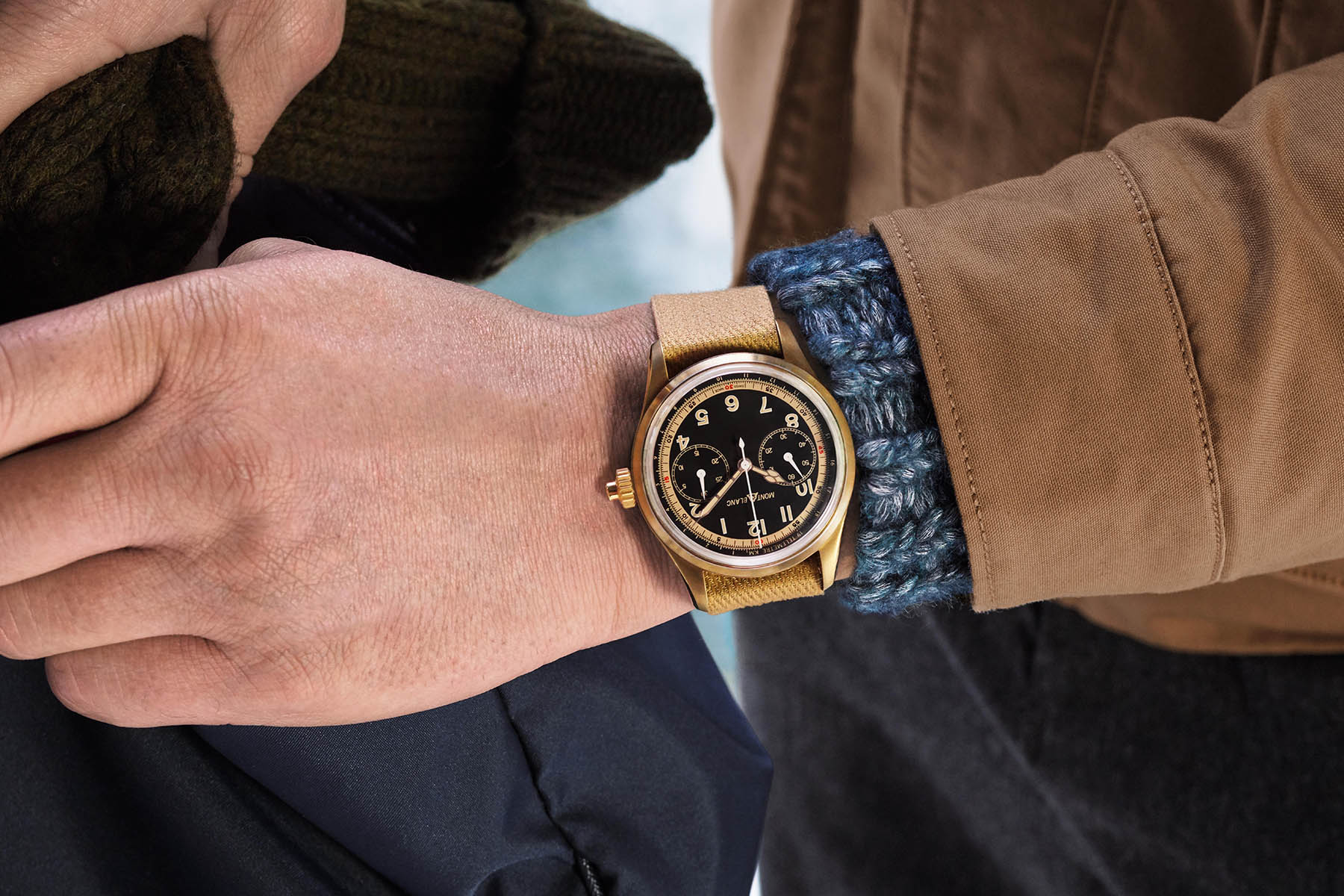 Introducing the Montblanc 1858 Monopusher Chronograph In Steel And Bronze