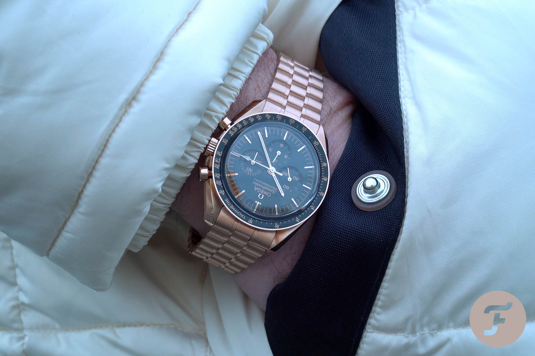 SpeedyTuesday: Hands-On With The Omega Speedmaster Sedna Gold