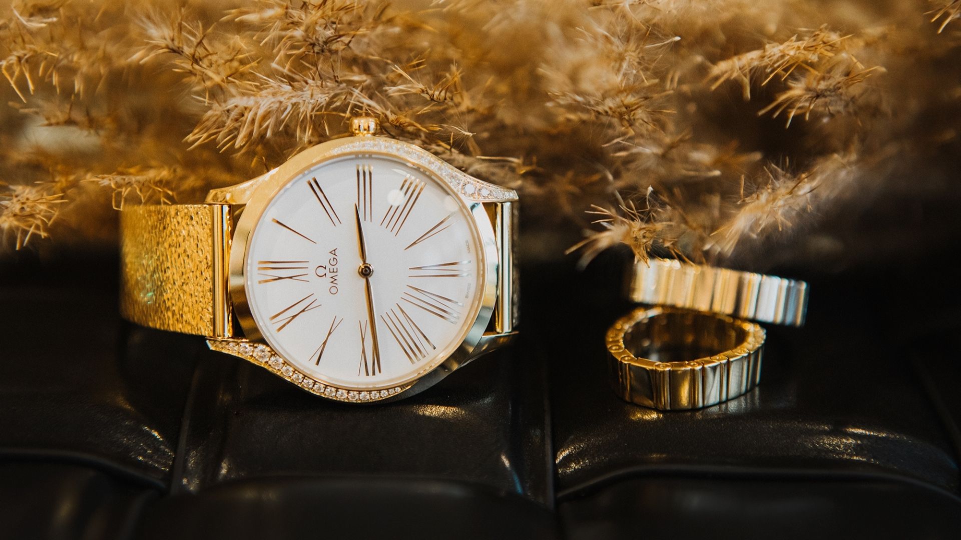 Hands-on With The Moonshine Gold Omega Tresor Moonshine Gold On Bracelet