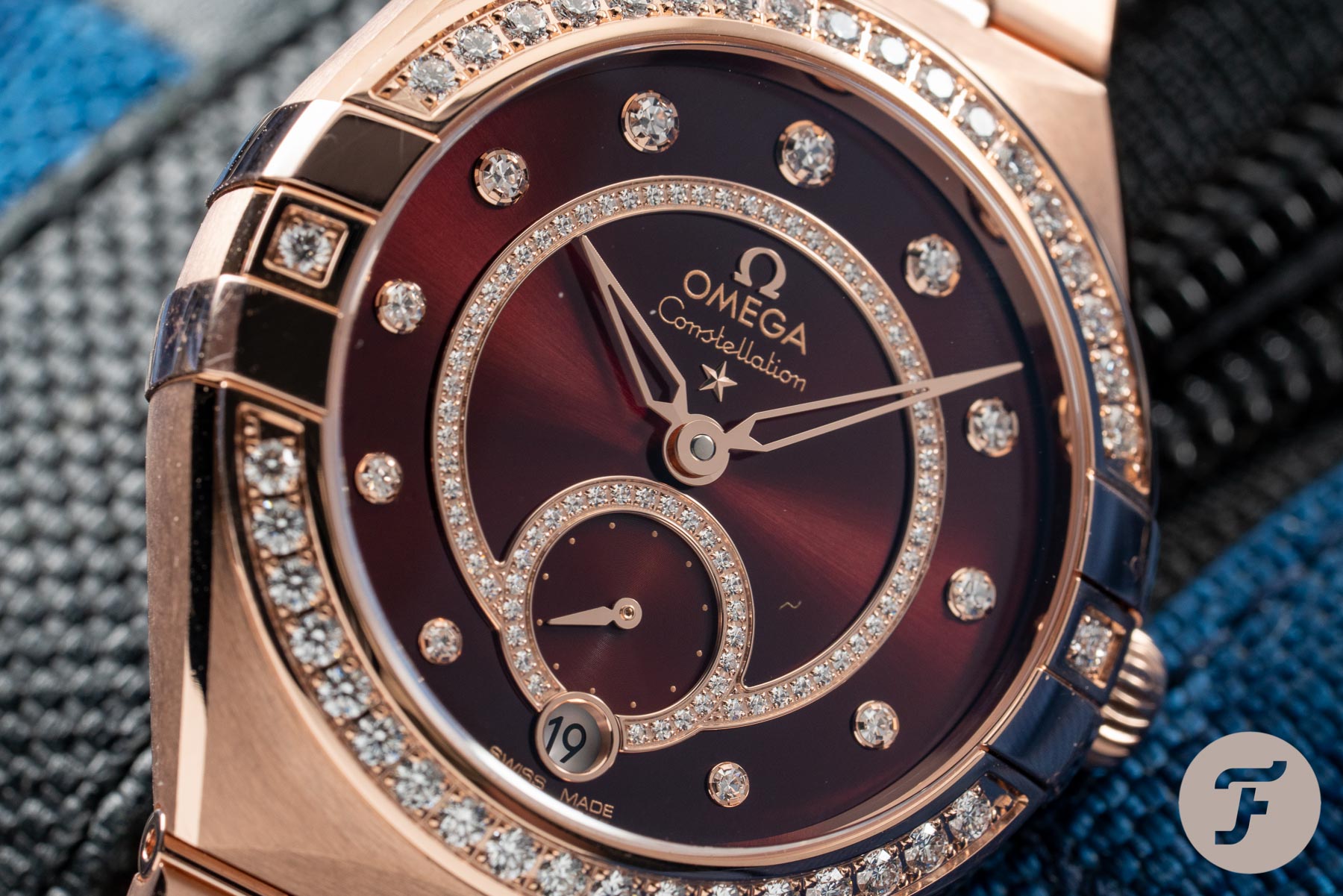 A Closer Look At The Sedna Gold Omega Constellation Petite Seconde